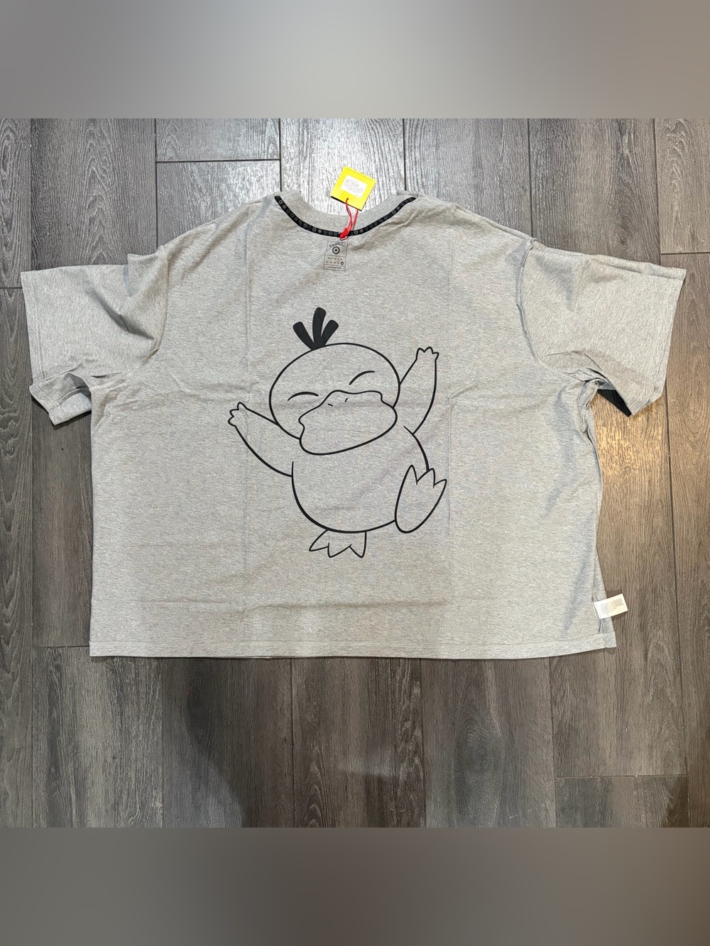 Pokémon x Target Psyduck Gray Graphic T-Shirt Limited Edition 30th Adult 5XL NWT